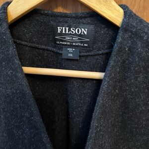 Filson Charcoal Wool Jacket XXL